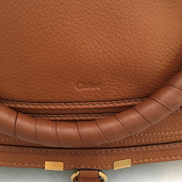 Chloe Tan Leather Satchel with Tassel Detail - Picture 3 of 8